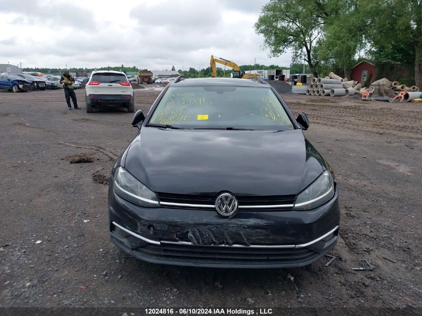 2019 Volkswagen Golf Sportwagen VIN: 3VW117AU3KM507127 Lot: 12024816