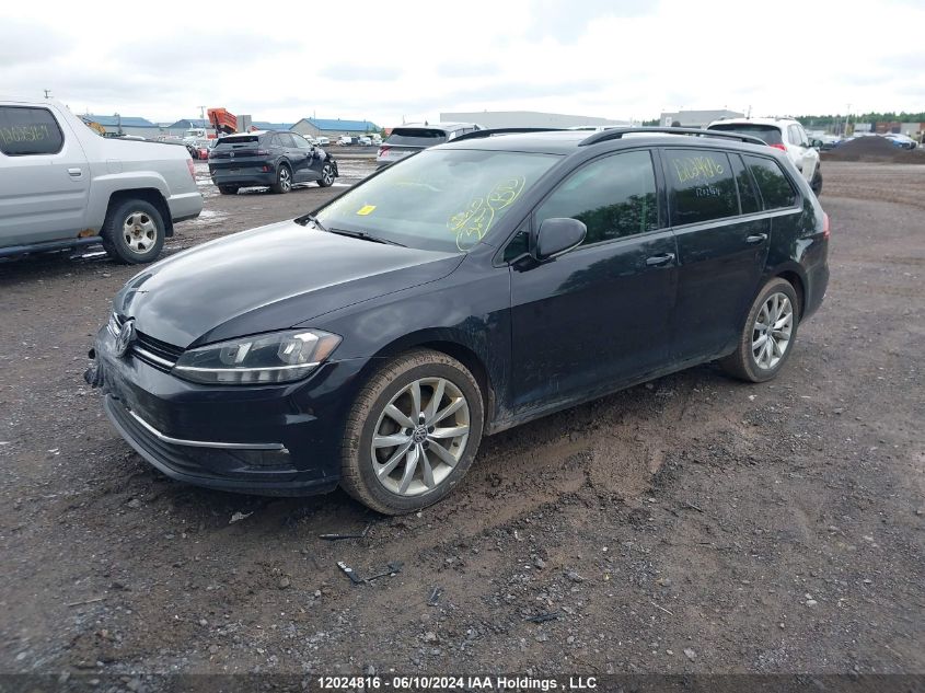 2019 Volkswagen Golf Sportwagen VIN: 3VW117AU3KM507127 Lot: 12024816