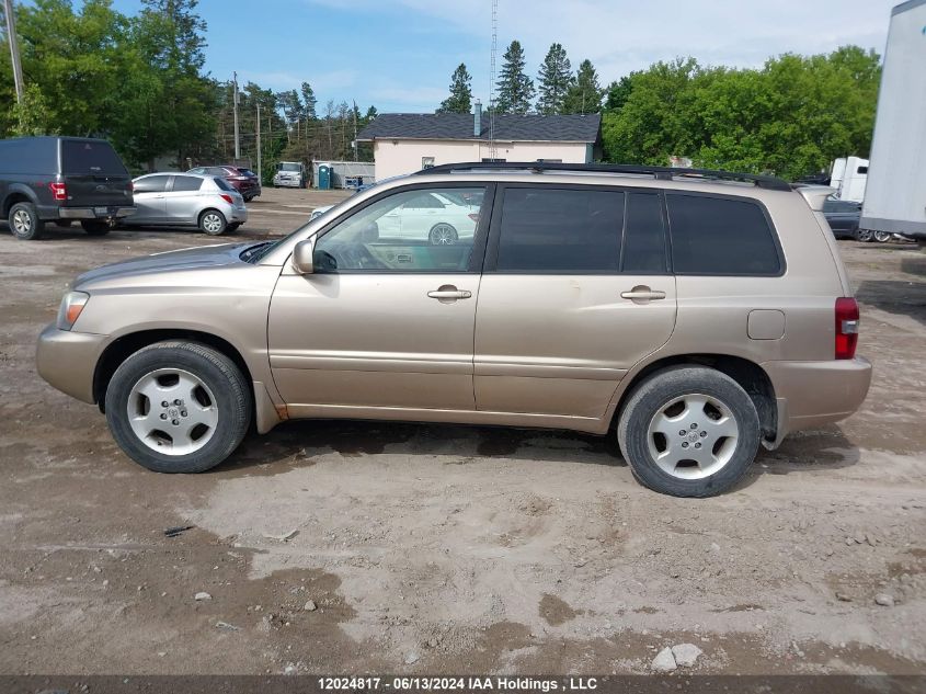 2006 Toyota Highlander Limited VIN: JTEEP21A260145193 Lot: 12024817