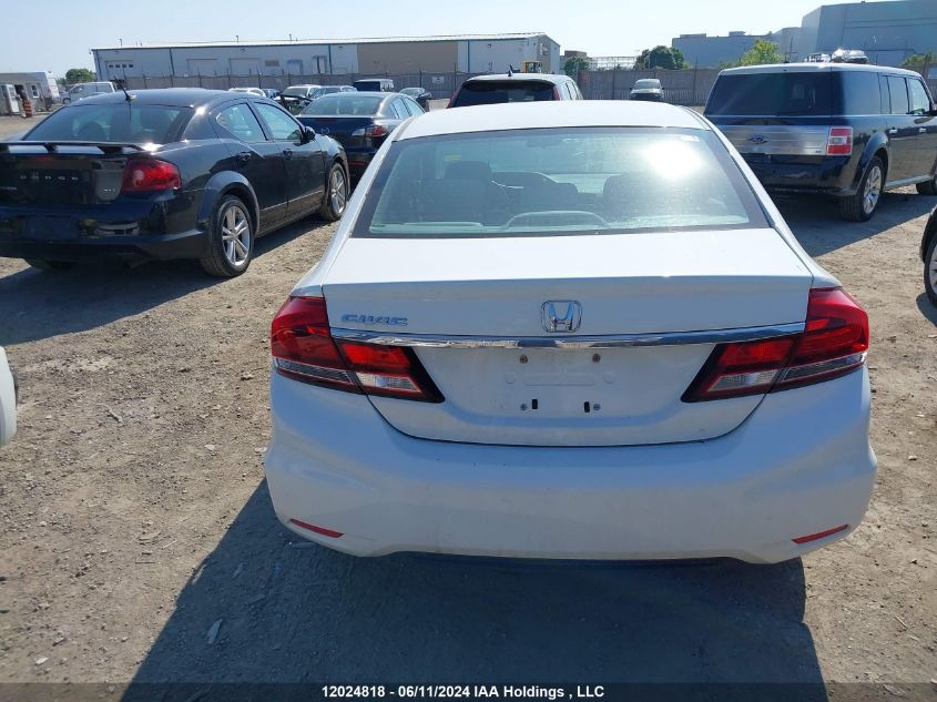 2014 Honda Civic Sedan VIN: 2HGFB2F42EH040837 Lot: 12024818