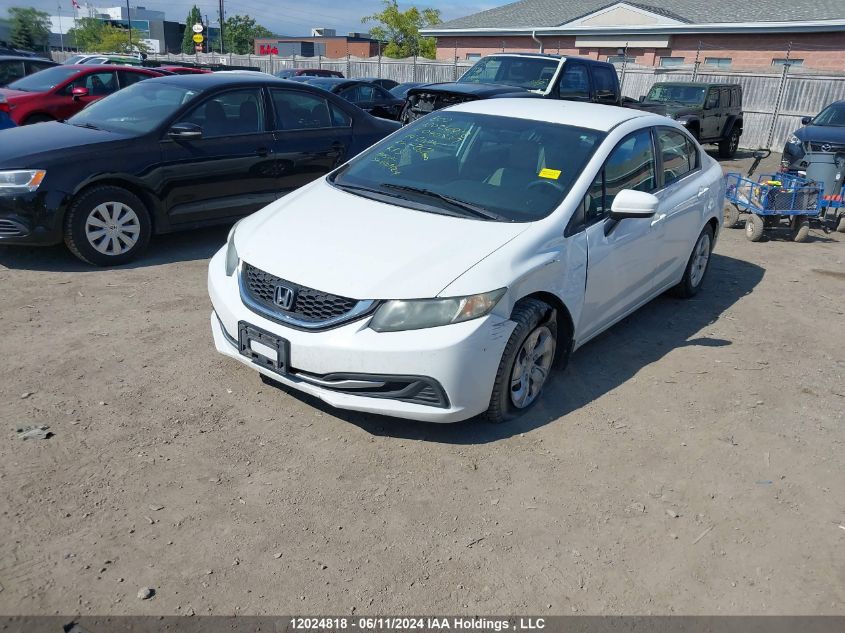 2014 Honda Civic Sedan VIN: 2HGFB2F42EH040837 Lot: 12024818