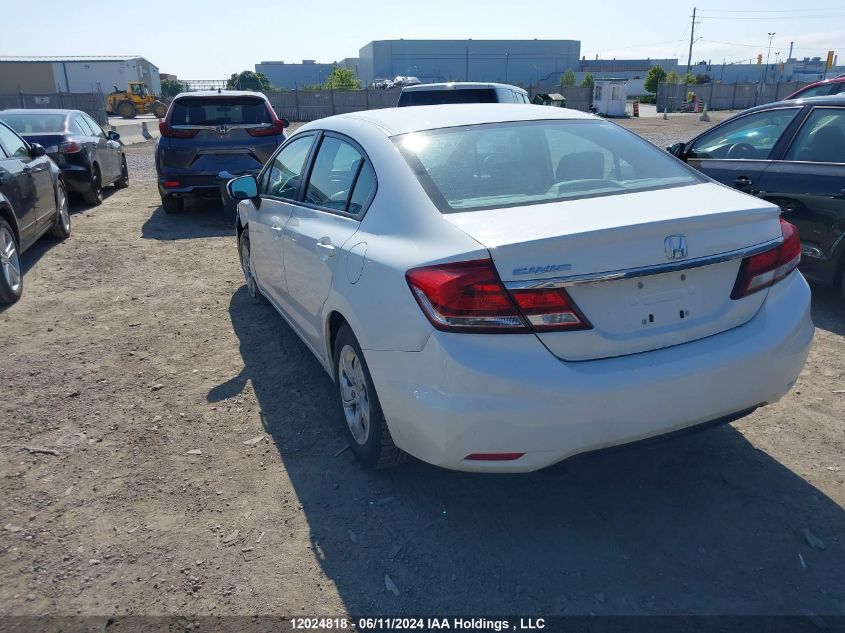 2014 Honda Civic Sedan VIN: 2HGFB2F42EH040837 Lot: 12024818