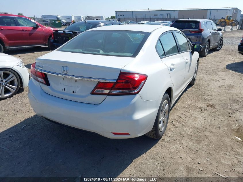 2014 Honda Civic Sedan VIN: 2HGFB2F42EH040837 Lot: 12024818