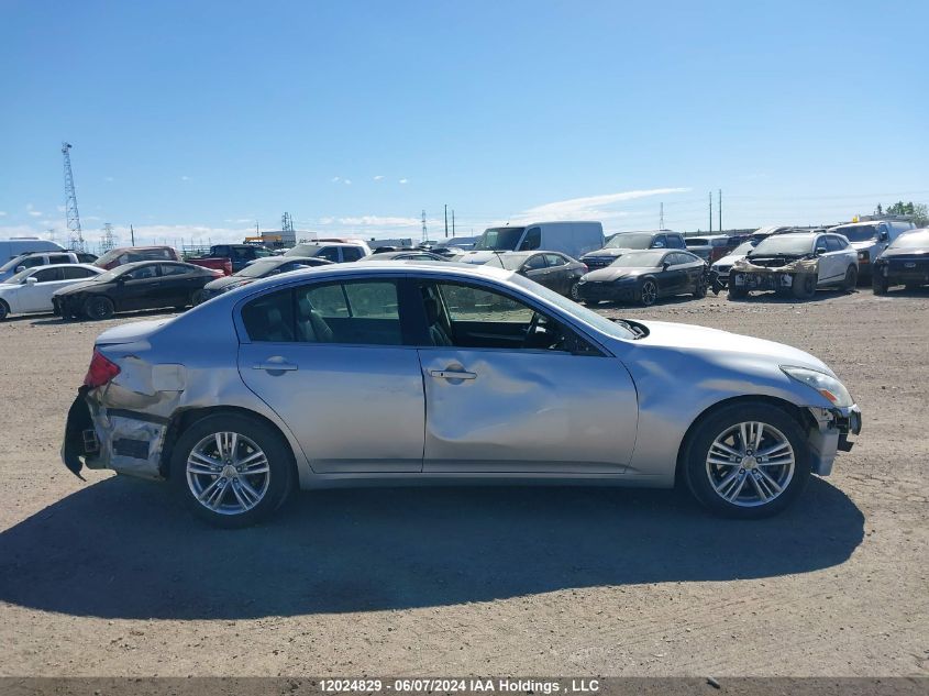 2012 Infiniti G37X VIN: JN1CV6AR5CM678662 Lot: 12024829