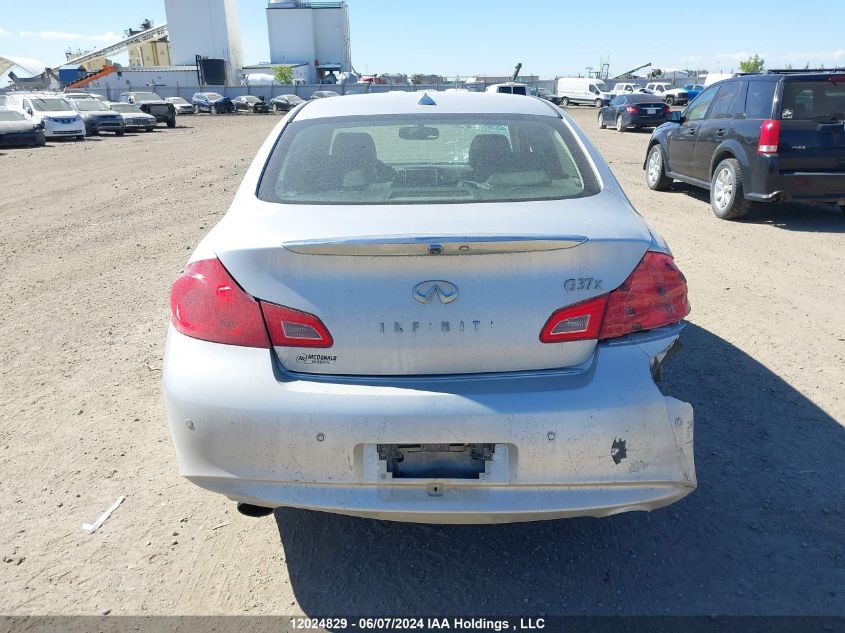 2012 Infiniti G37X VIN: JN1CV6AR5CM678662 Lot: 12024829