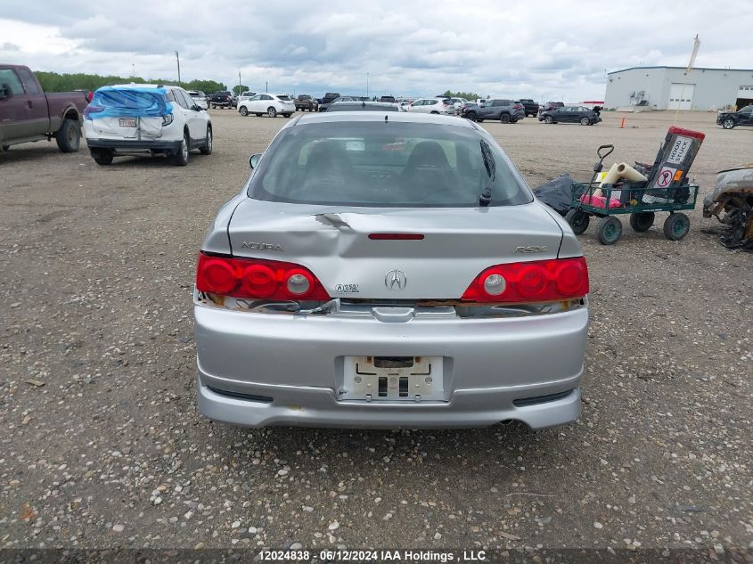 2006 Acura Rsx VIN: JH4DC548X6S800418 Lot: 12024838