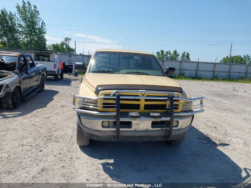 1996 Dodge Ram 1500 VIN: 3B7HF13ZXTM187475 Lot: 12024847