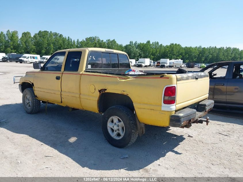 1996 Dodge Ram 1500 VIN: 3B7HF13ZXTM187475 Lot: 12024847