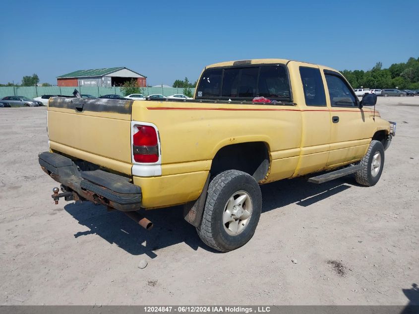 1996 Dodge Ram 1500 VIN: 3B7HF13ZXTM187475 Lot: 12024847