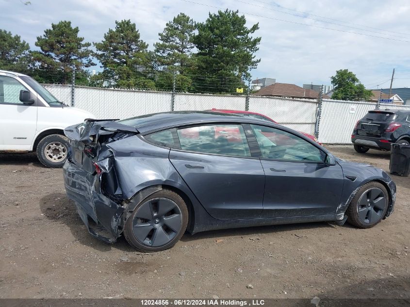 2021 Tesla Model 3 VIN: 5YJ3E1EAXMF017336 Lot: 12024856