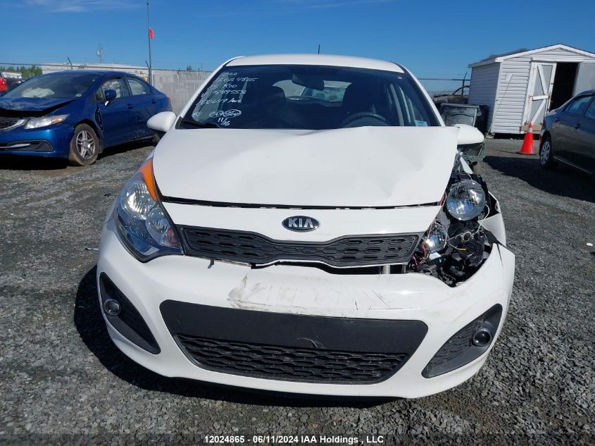 2013 Kia Rio VIN: KNADM5A37D6889553 Lot: 12024865