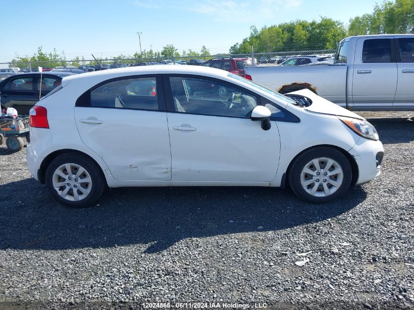 2013 Kia Rio VIN: KNADM5A37D6889553 Lot: 12024865