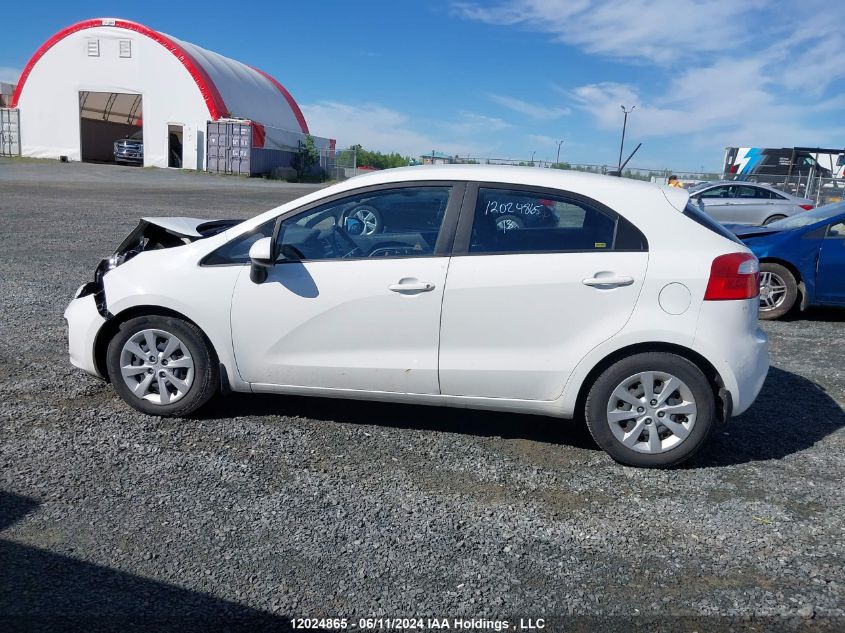 2013 Kia Rio VIN: KNADM5A37D6889553 Lot: 12024865