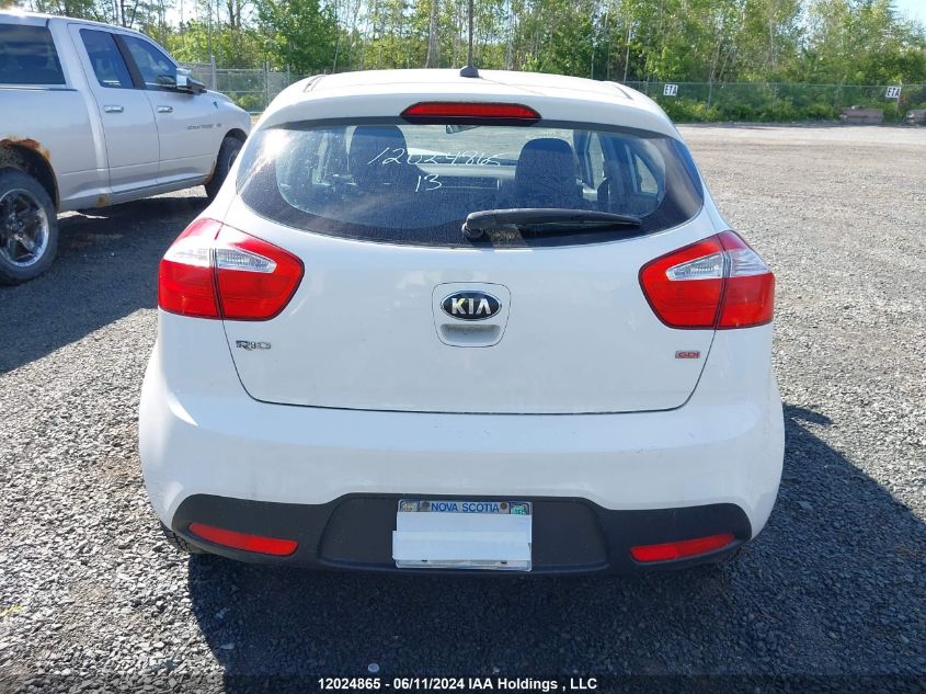 2013 Kia Rio VIN: KNADM5A37D6889553 Lot: 12024865