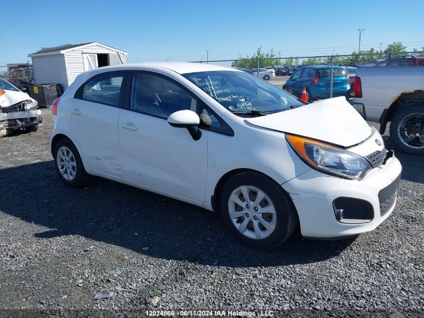 2013 Kia Rio VIN: KNADM5A37D6889553 Lot: 12024865