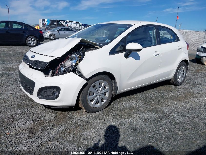 2013 Kia Rio VIN: KNADM5A37D6889553 Lot: 12024865