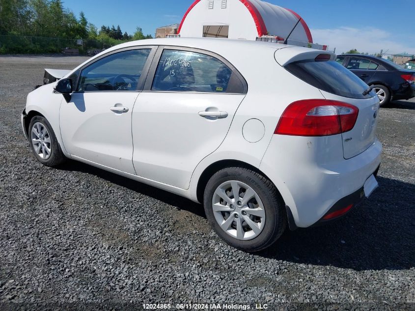 2013 Kia Rio VIN: KNADM5A37D6889553 Lot: 12024865