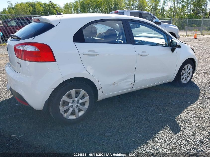 2013 Kia Rio VIN: KNADM5A37D6889553 Lot: 12024865