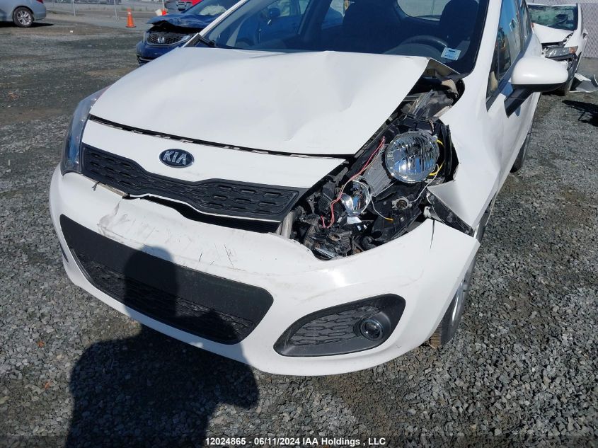 2013 Kia Rio VIN: KNADM5A37D6889553 Lot: 12024865