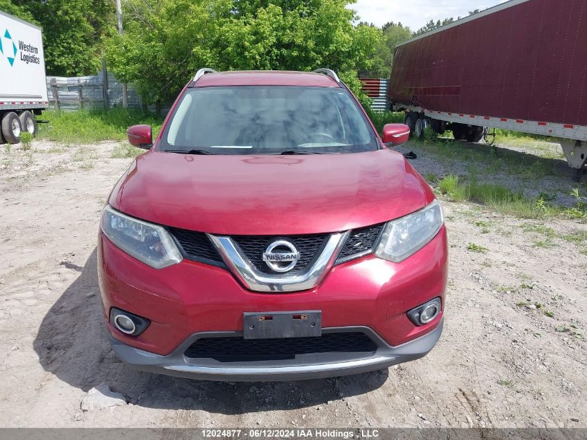 2016 Nissan Rogue VIN: 5N1AT2MV5GC843774 Lot: 12024877