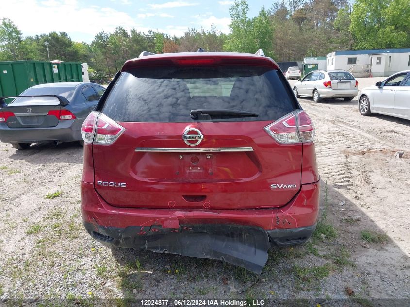 2016 Nissan Rogue VIN: 5N1AT2MV5GC843774 Lot: 12024877