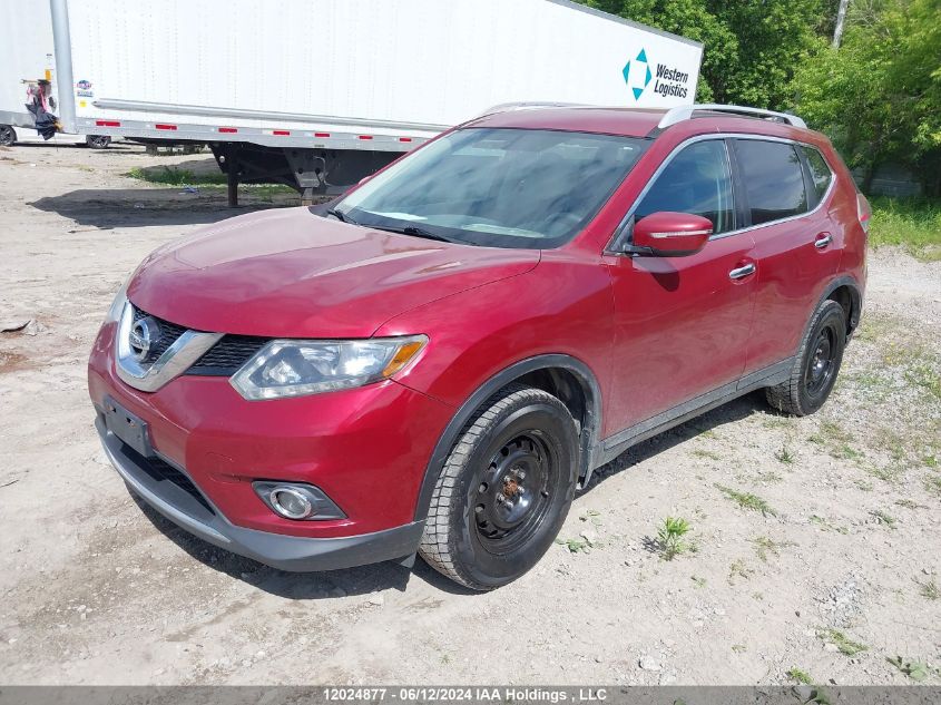 2016 Nissan Rogue VIN: 5N1AT2MV5GC843774 Lot: 12024877