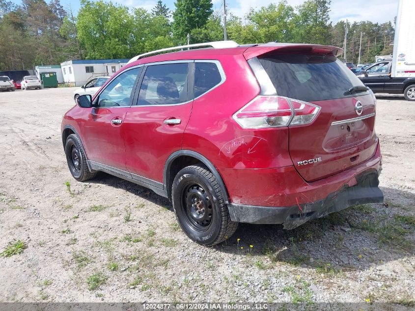 2016 Nissan Rogue VIN: 5N1AT2MV5GC843774 Lot: 12024877