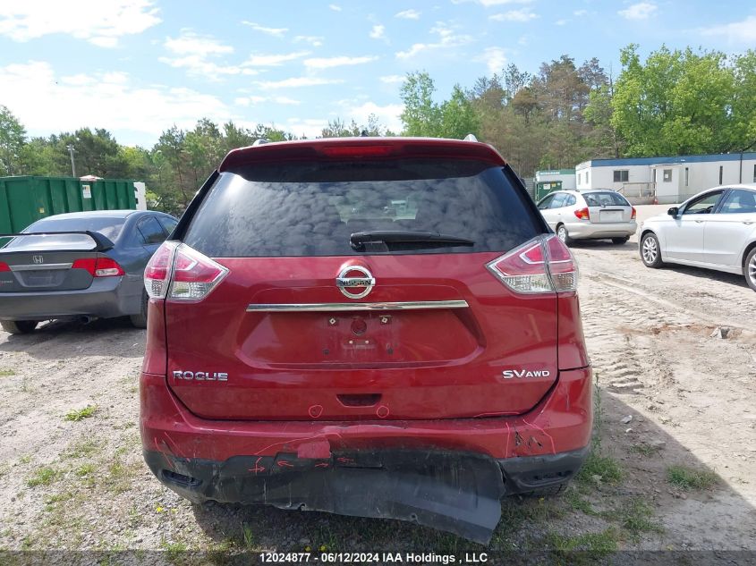 2016 Nissan Rogue VIN: 5N1AT2MV5GC843774 Lot: 12024877