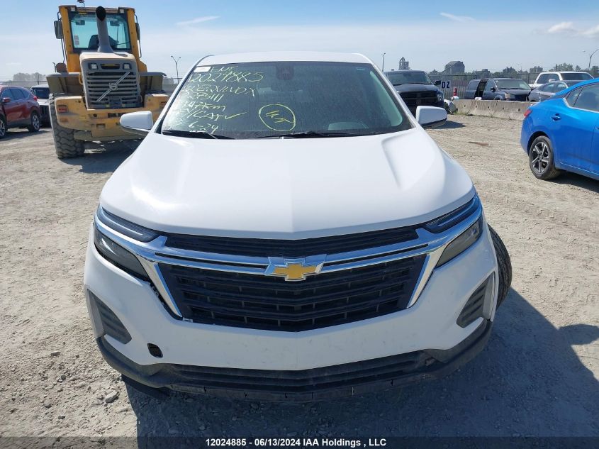 2022 Chevrolet Equinox VIN: 3GNAXUEV4NL275111 Lot: 12024885