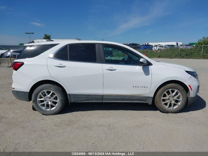 2022 Chevrolet Equinox VIN: 3GNAXUEV4NL275111 Lot: 12024885