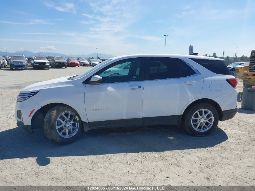 2022 Chevrolet Equinox VIN: 3GNAXUEV4NL275111 Lot: 12024885