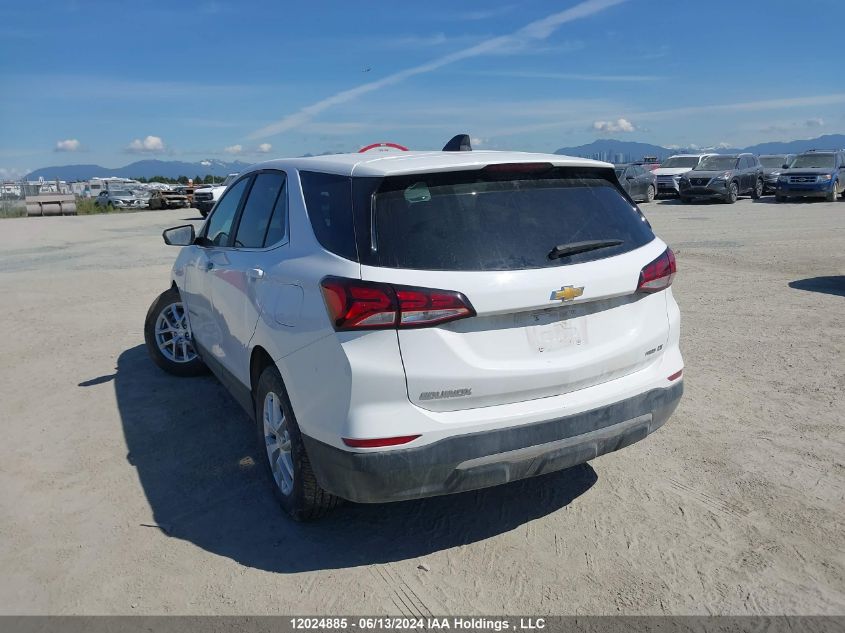 2022 Chevrolet Equinox VIN: 3GNAXUEV4NL275111 Lot: 12024885