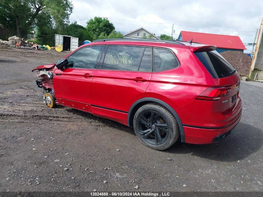 2024 Volkswagen Tiguan Se R-Line Black VIN: 3VV8B7AX8RM036595 Lot: 12024888