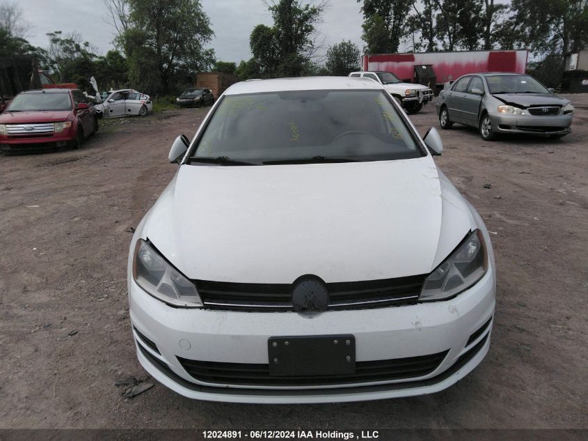 2015 Volkswagen Golf VIN: 3VW117AUXFM050032 Lot: 12024891