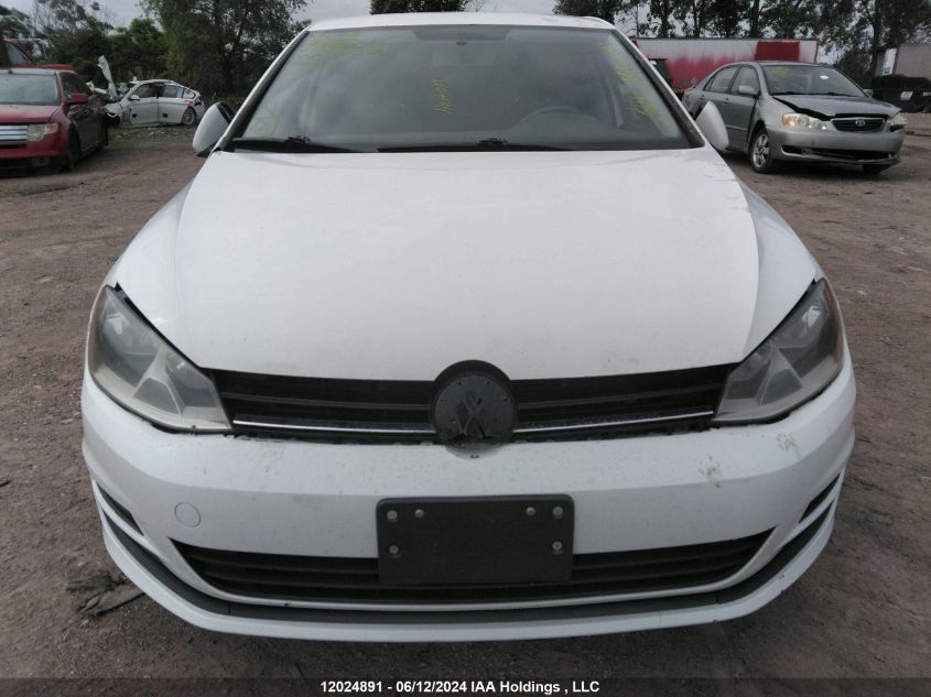 2015 Volkswagen Golf VIN: 3VW117AUXFM050032 Lot: 12024891