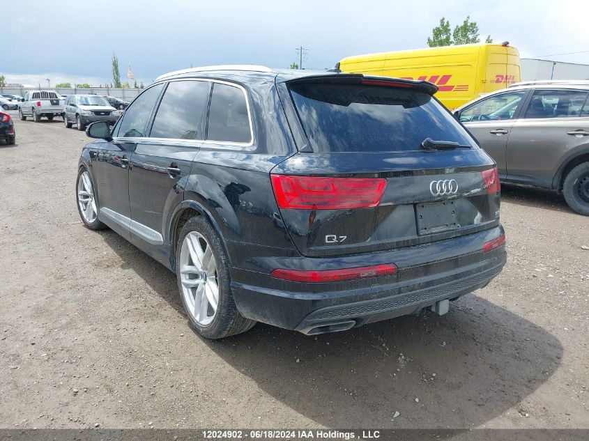 2017 Audi Q7 VIN: WA1WAAF75HD022432 Lot: 12024902