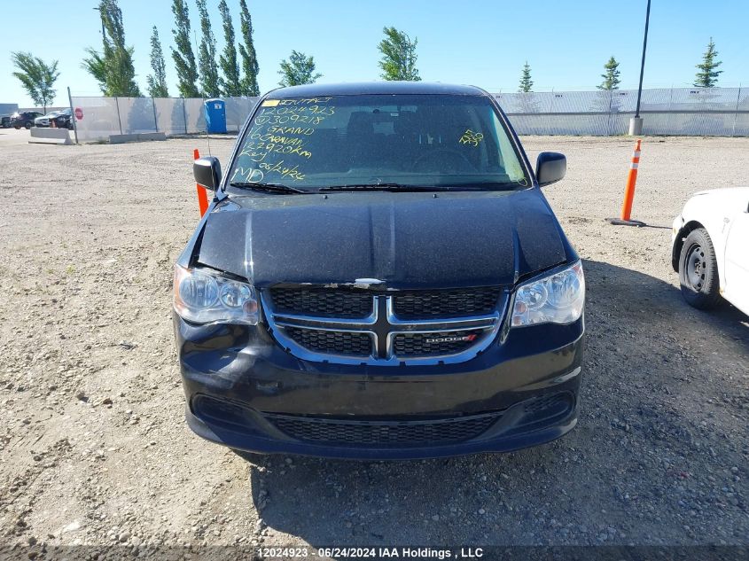 2016 Dodge Grand Caravan Se VIN: 2C4RDGBG5GR309218 Lot: 12024923