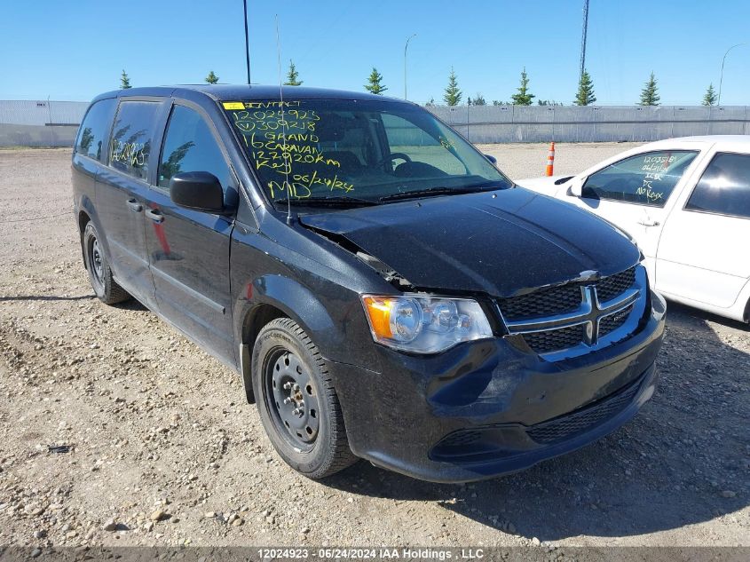 2016 Dodge Grand Caravan Se VIN: 2C4RDGBG5GR309218 Lot: 12024923