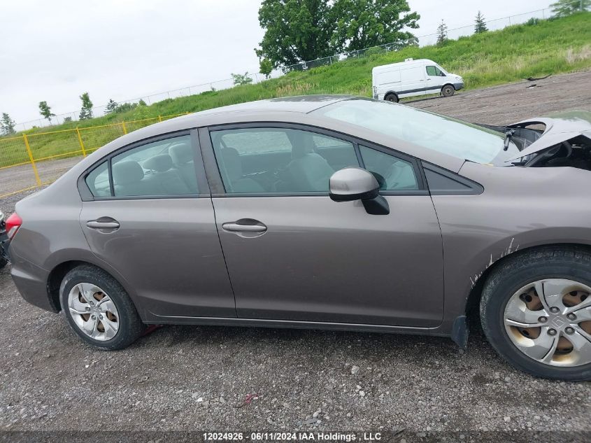 2013 Honda Civic Sdn VIN: 2HGFB2F41DH042304 Lot: 12024926