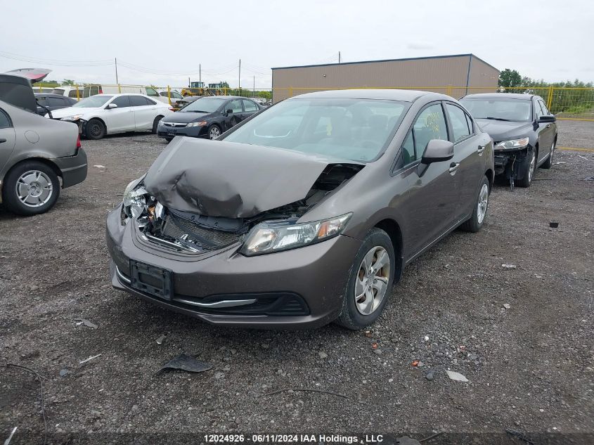 2013 Honda Civic Sdn VIN: 2HGFB2F41DH042304 Lot: 12024926