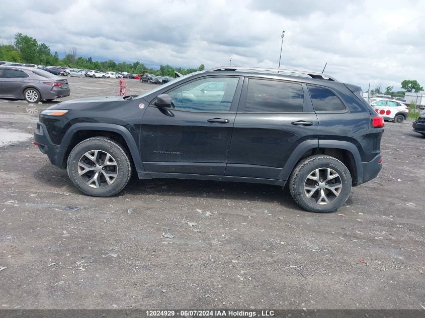 2016 Jeep Cherokee Trailhawk VIN: 1C4PJMBS7GW224567 Lot: 12024929