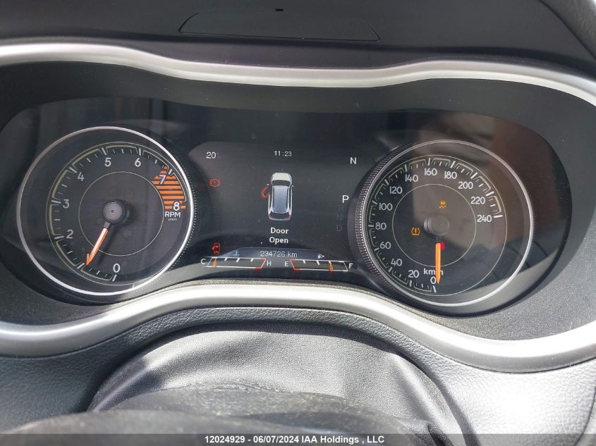 2016 Jeep Cherokee Trailhawk VIN: 1C4PJMBS7GW224567 Lot: 12024929