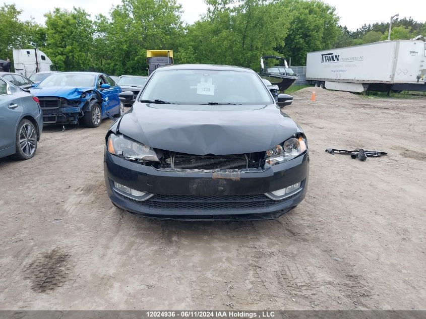 2014 Volkswagen Passat Sel VIN: 1VWCS7A33EC078042 Lot: 12024936