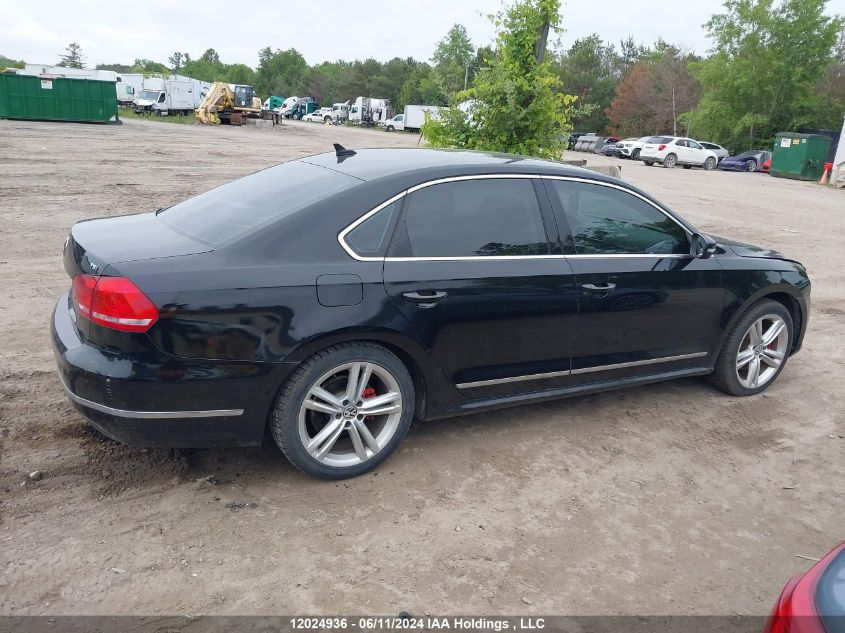 2014 Volkswagen Passat Sel VIN: 1VWCS7A33EC078042 Lot: 12024936