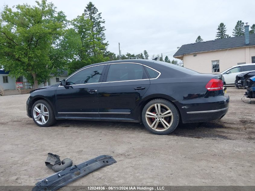 2014 Volkswagen Passat Sel VIN: 1VWCS7A33EC078042 Lot: 12024936