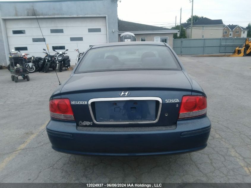 2003 Hyundai Sonata Gl VIN: KMHWF25H33A856602 Lot: 12024937