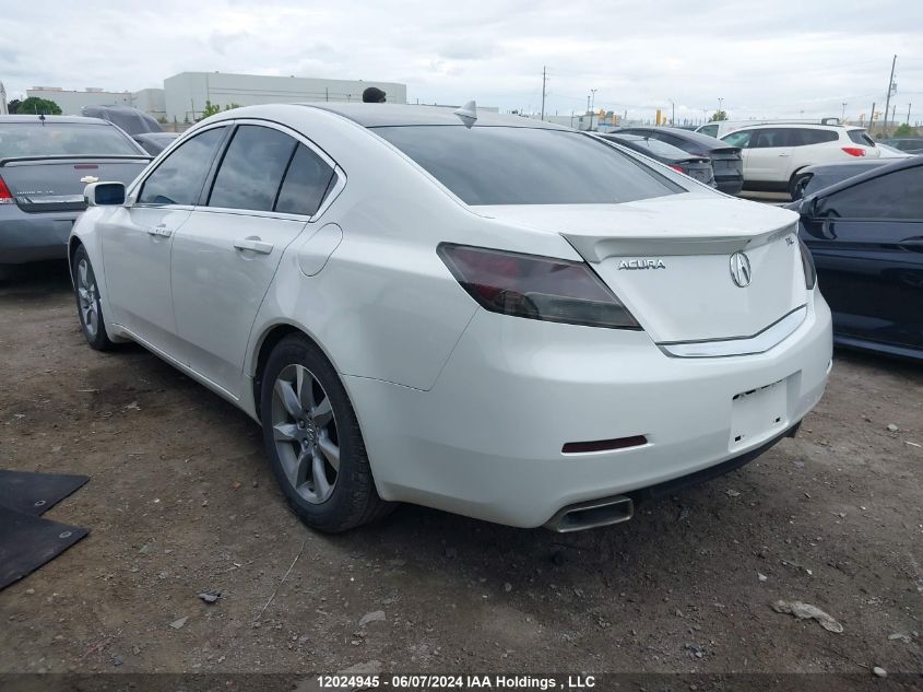 2012 Acura Tl VIN: 19UUA8F59CA801610 Lot: 12024945