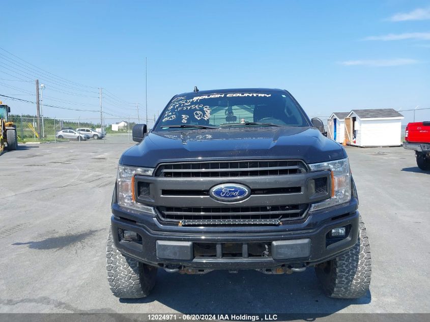 2019 Ford F150 Super Cab VIN: 1FTFX1E59KKE54562 Lot: 12024971