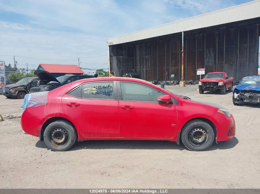 2015 Toyota Corolla Le VIN: 2T1BURHE4FC250115 Lot: 12024975