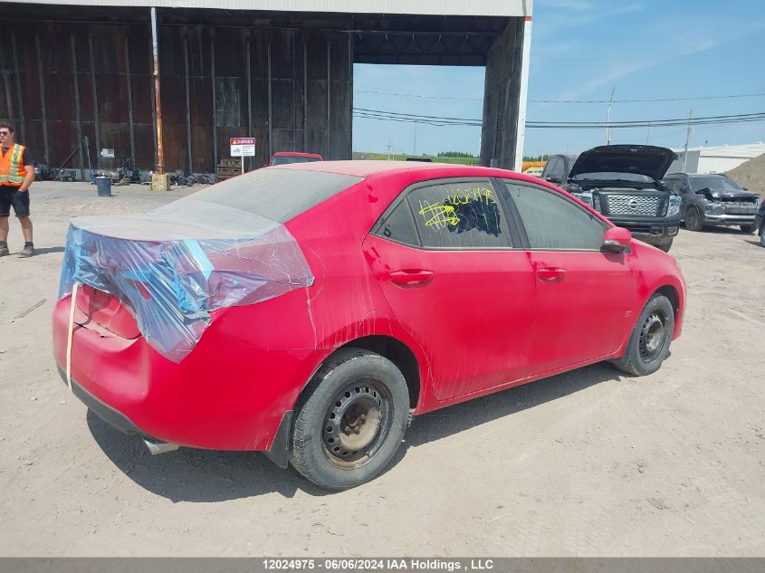 2015 Toyota Corolla Le VIN: 2T1BURHE4FC250115 Lot: 12024975